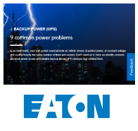 Eaton Backup Power, Nine Most Common Power Problems