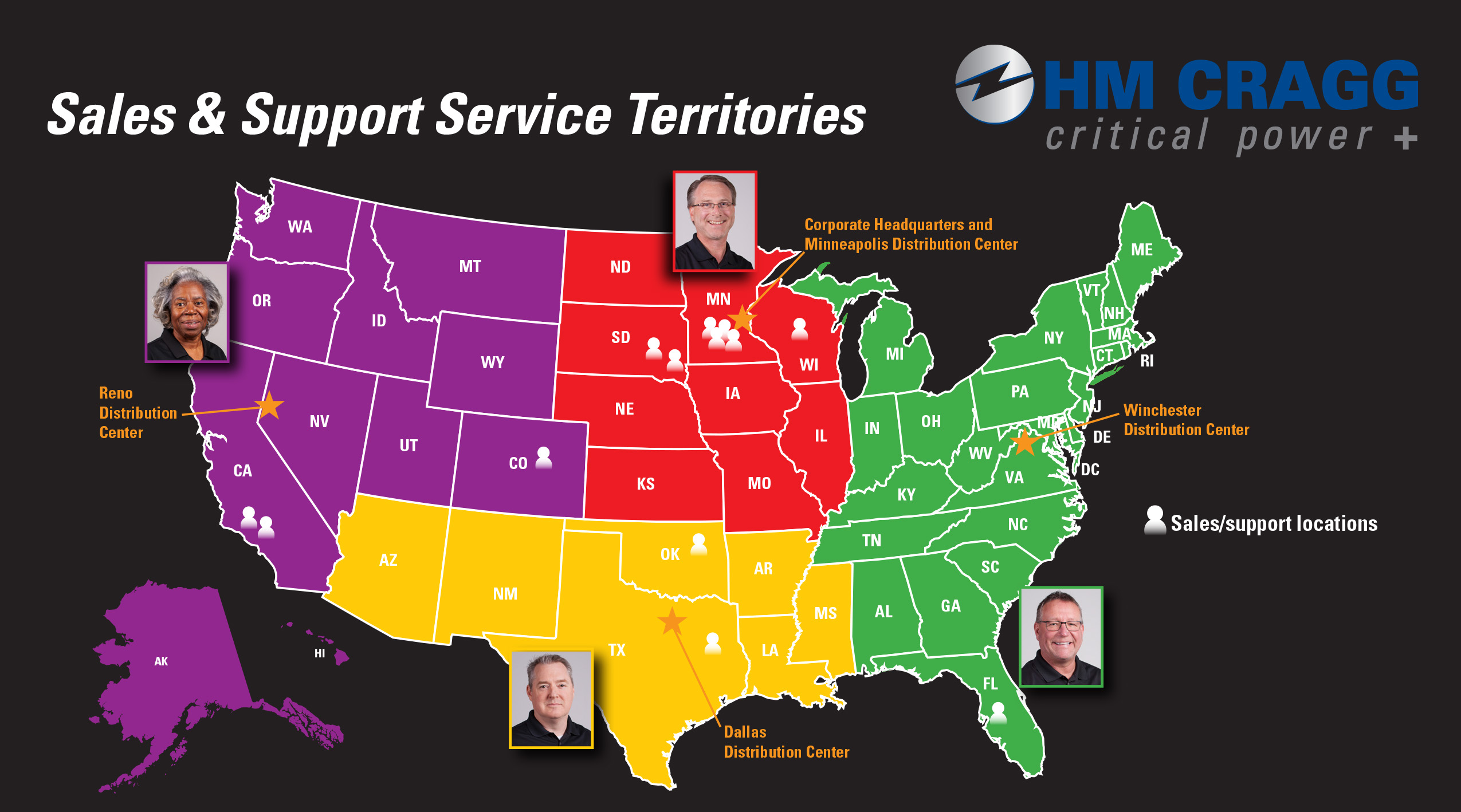 HM Cragg Service Map