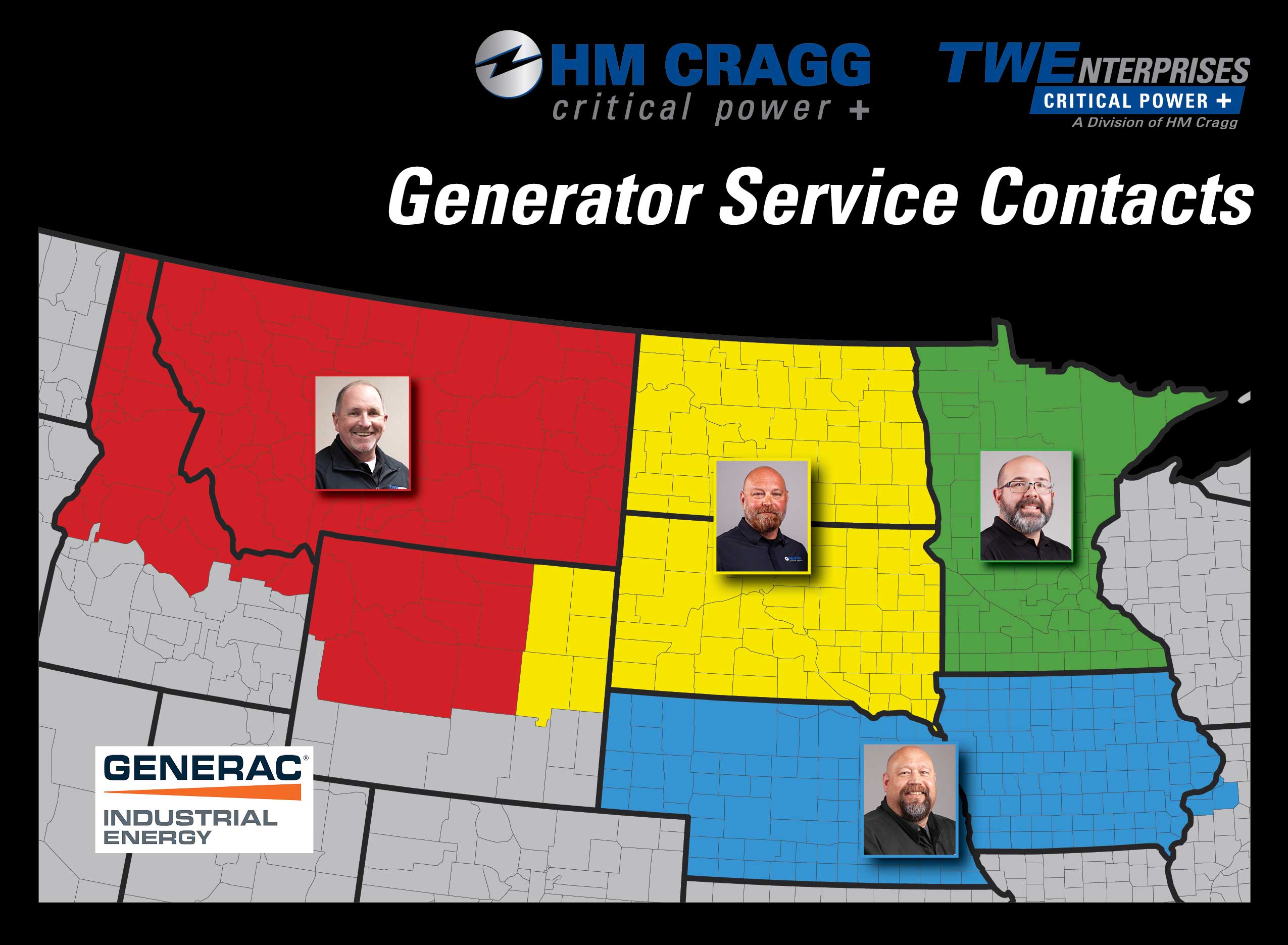 Generac Service Team Map