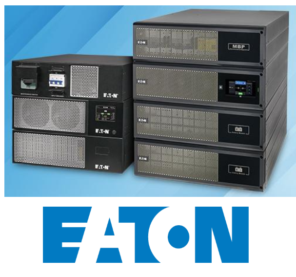 Two stacks of Eaton 93PX 3-Phase UPSs