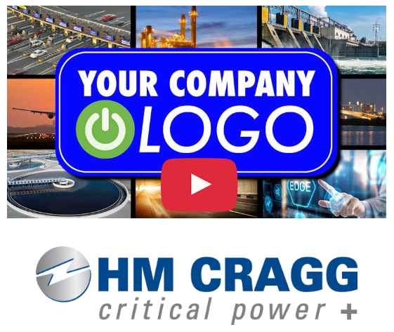 Add your company logo video thumbnail and HM Cragg logo