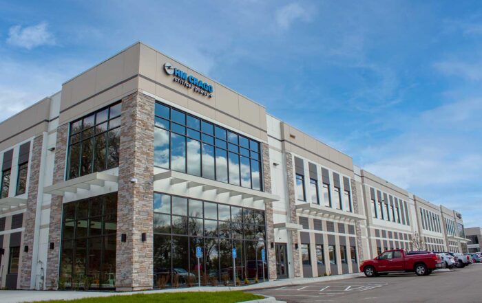 HM Cragg building front entrance